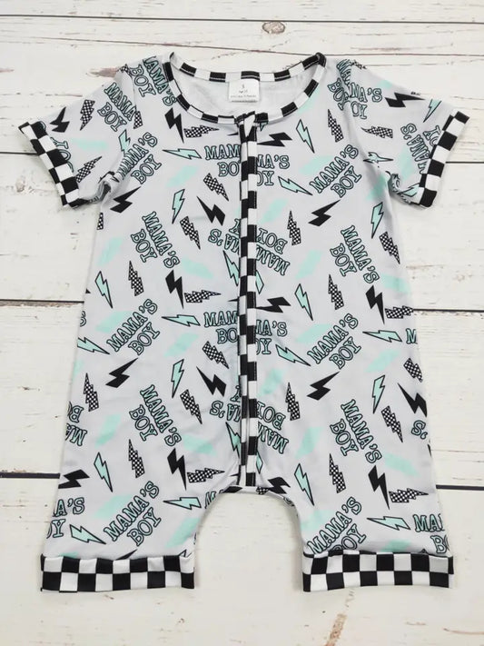Mama's Boy Zip Romper
