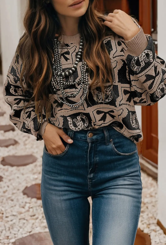 Cowboy Bow Sweater