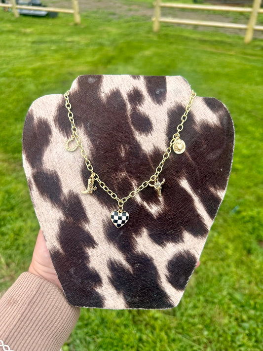 Gold Cowgirl Necklace