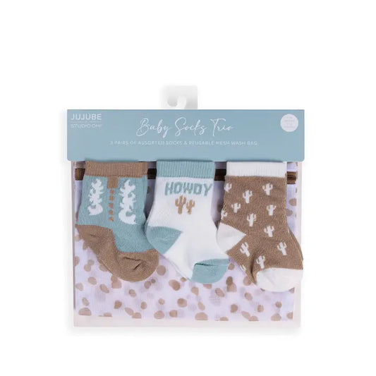 Howdy Partner Baby Socks